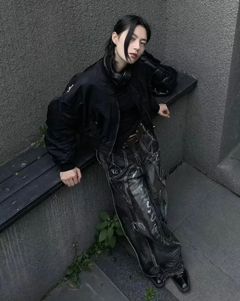 ゴシックバギージーンズ - Y2K WEAR