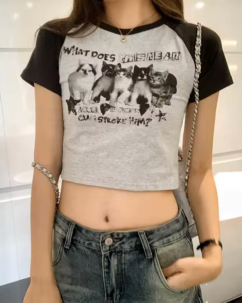 クロップトップY2K - Y2K WEAR