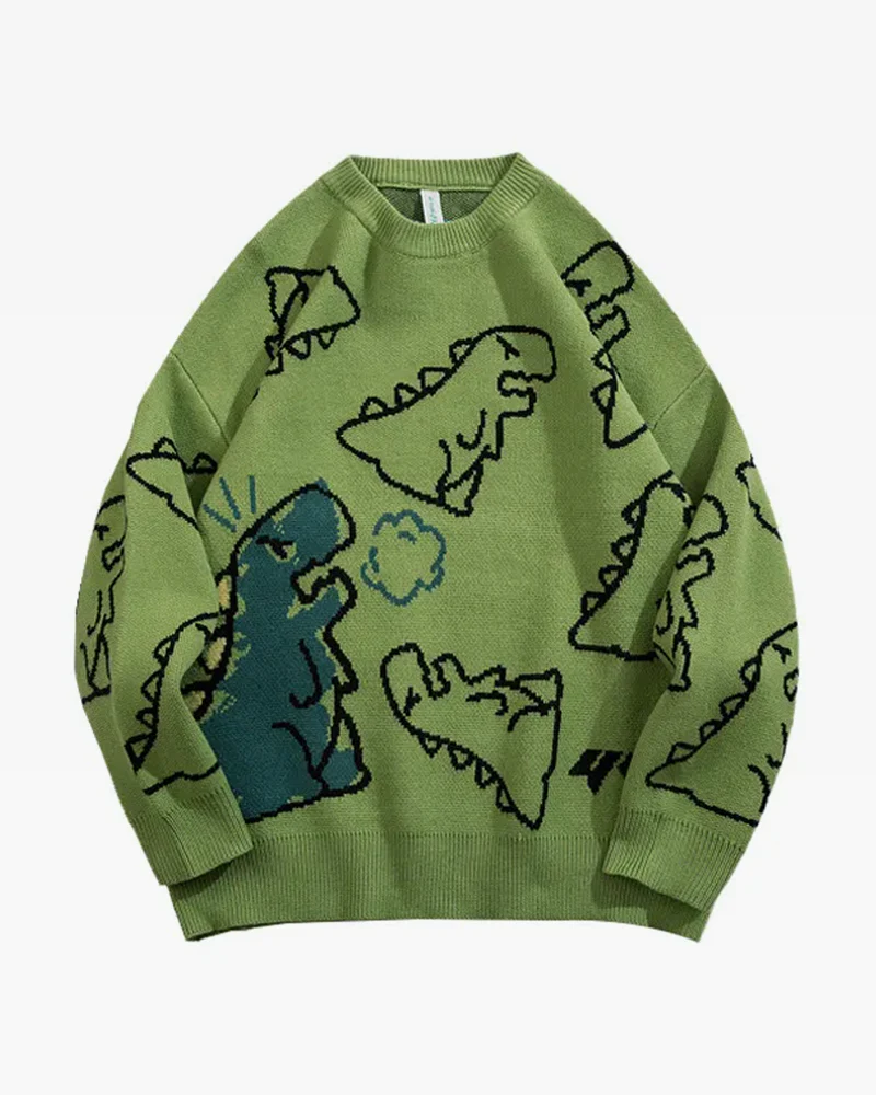 恐竜のセーター - Y2K WEAR