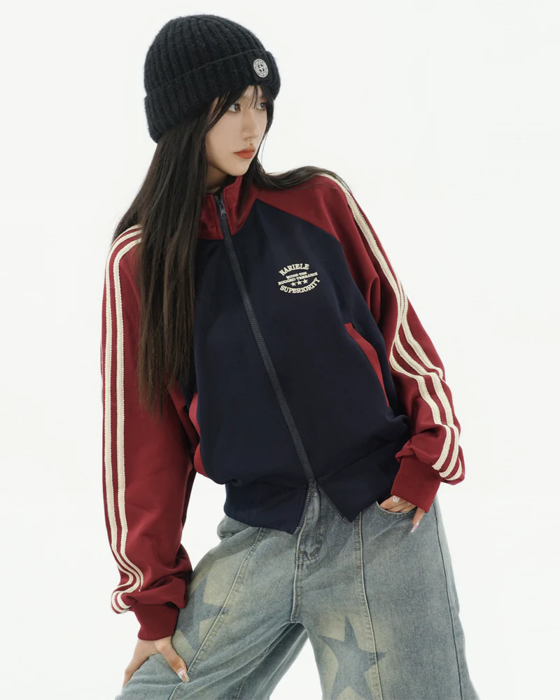 クロップトトラックジャケット - Y2K WEAR