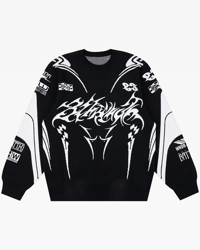 ストリートウェア ニットセーター - Y2K WEAR