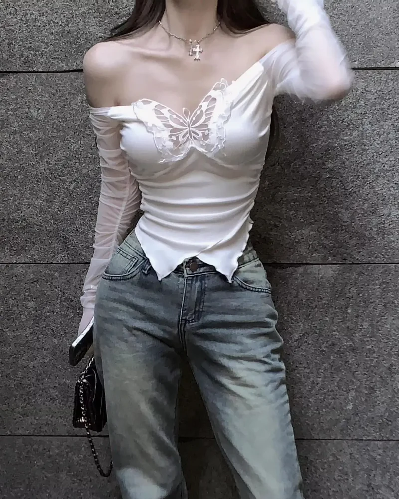 Y2Kバタフライトップ - Y2K WEAR