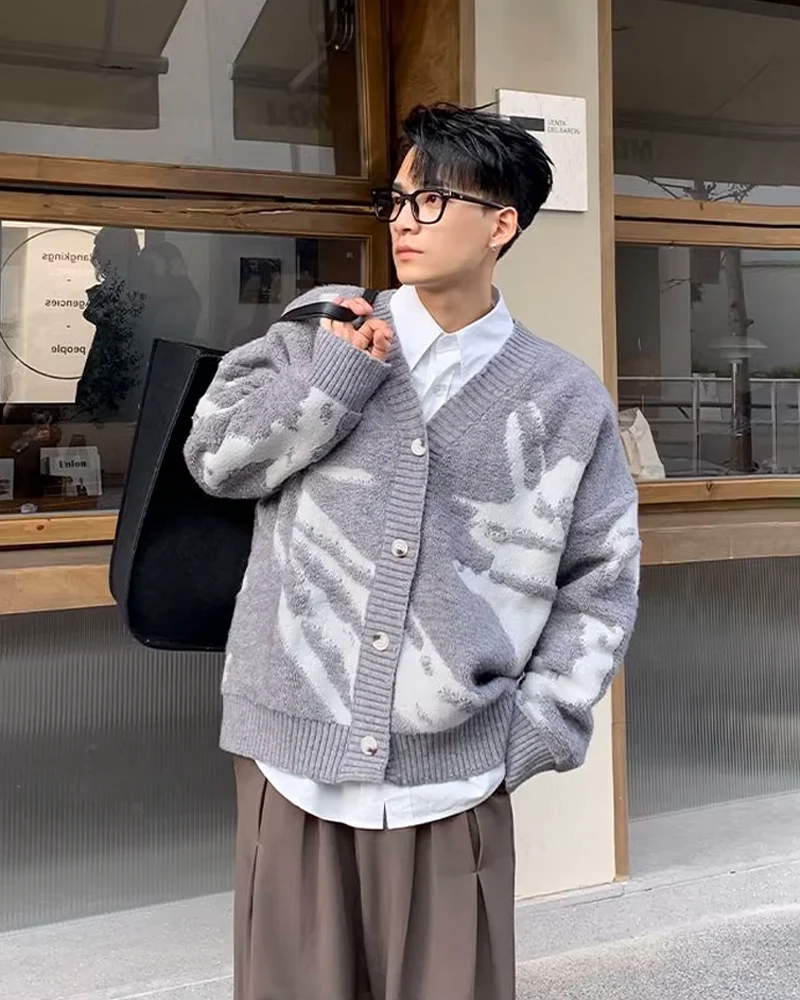 メンズ グラフィック カーディガン - Y2K WEAR