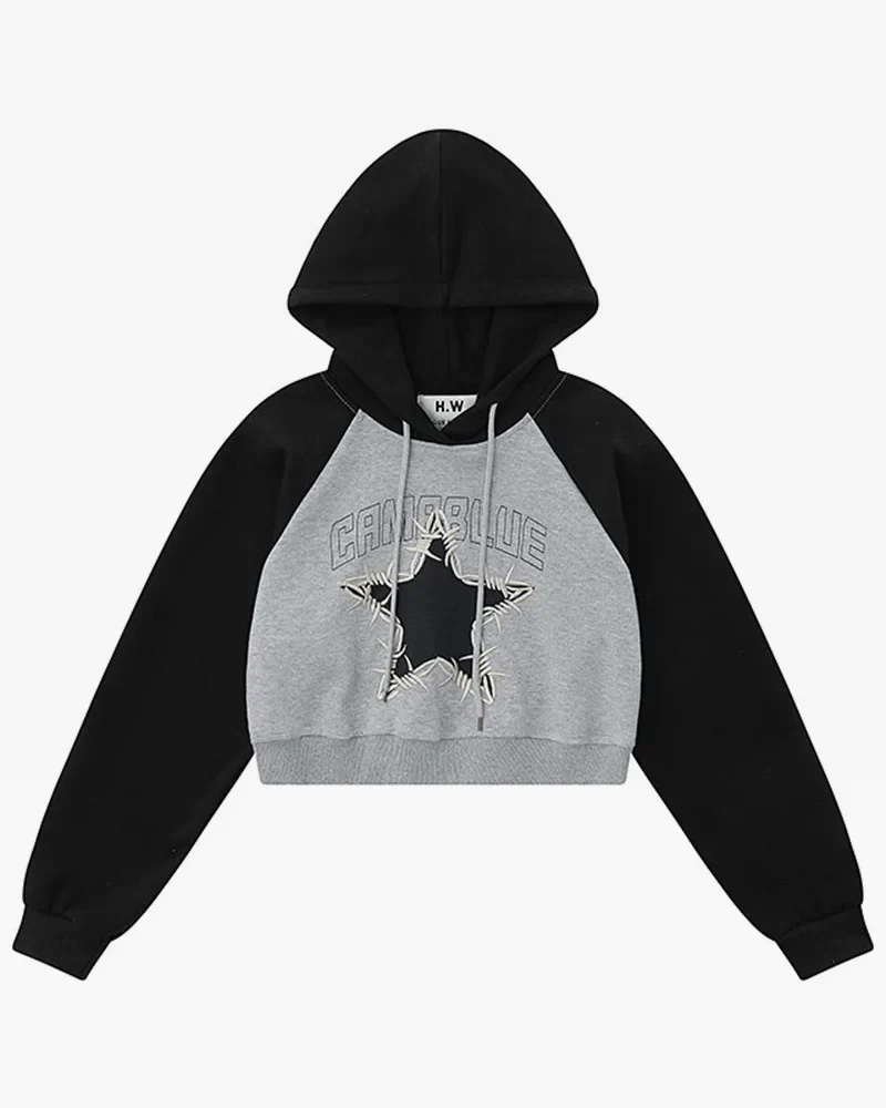 スタークロップドフーディー - Y2K WEAR