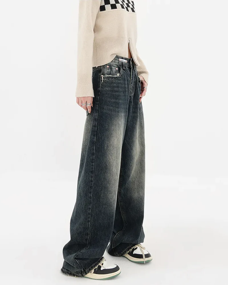ハイウエストバギージーンズ - Y2K WEAR