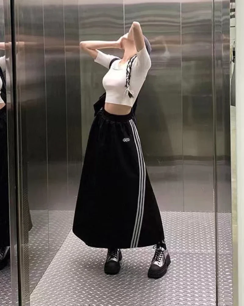 3ストライプマキシスカート - Y2K WEAR