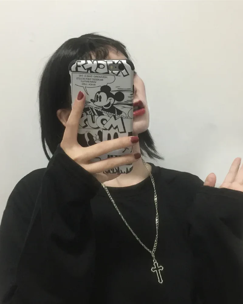 ホロークロスネックレス - Y2K WEAR