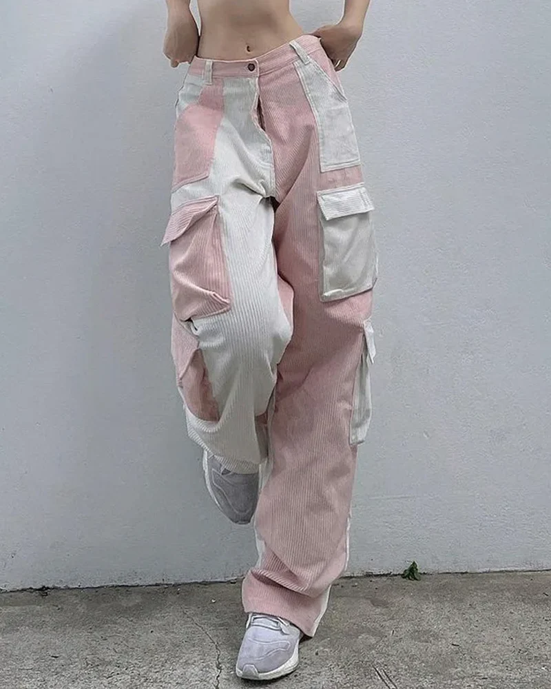 コーデュロイカーゴパンツ レディース - Y2K WEAR