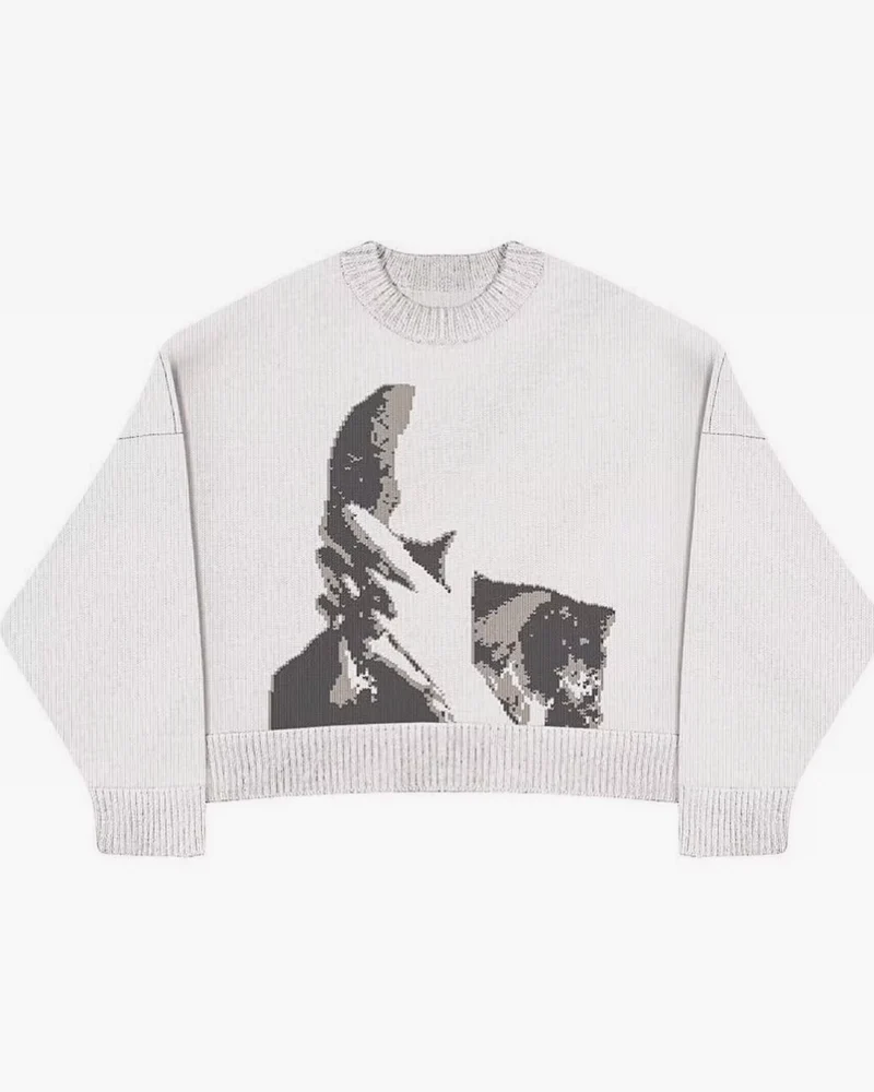 Y2Kホワイトセーター - Y2K WEAR