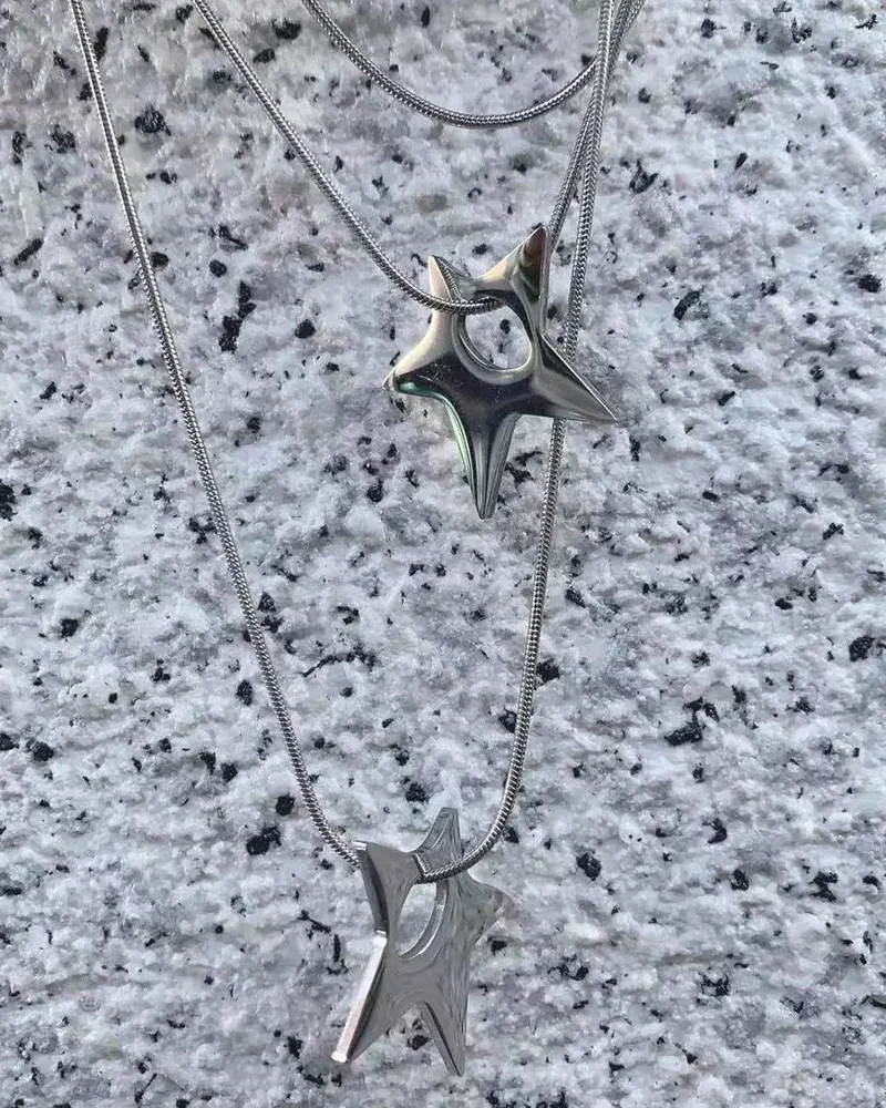 Y2Kネックレス スター - Y2K WEAR