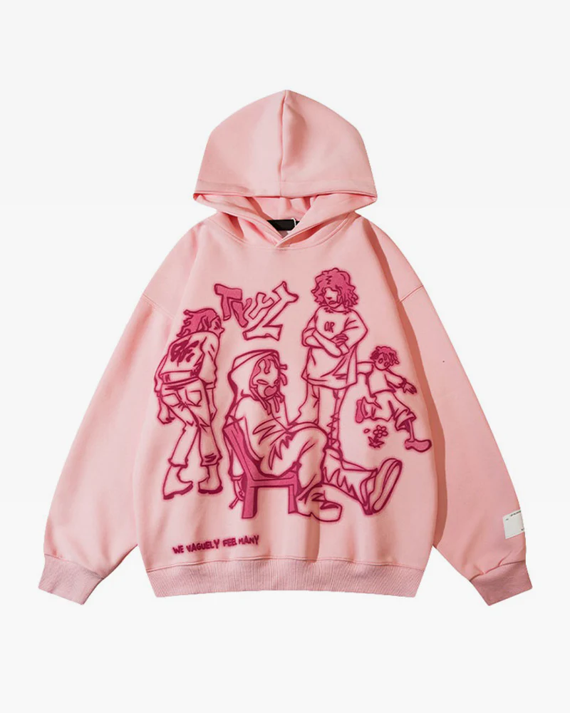 Y2Kグラフィックフーディー - Y2K WEAR