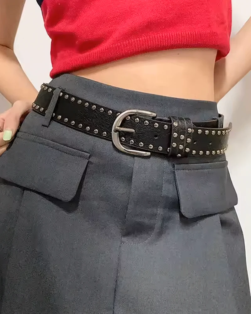 ダブルスタッドベルト - Y2K WEAR
