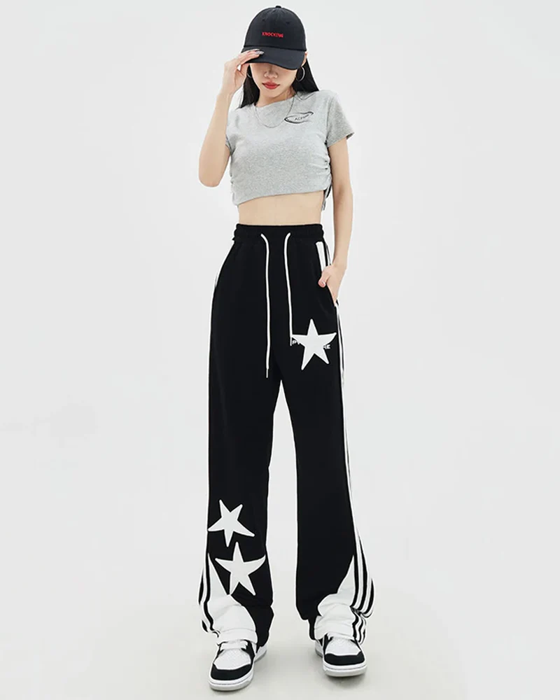 スター柄スウェットパンツ - Y2K WEAR