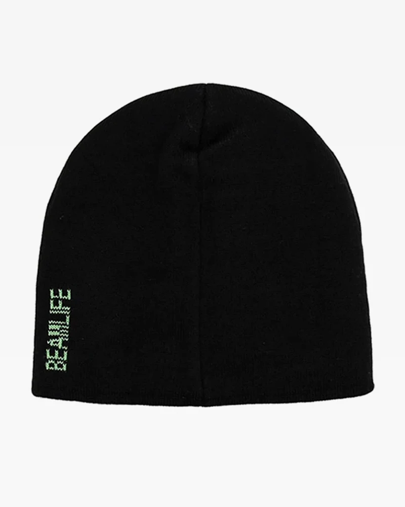 ブラック アンド グリーン ビーニー - Y2K WEAR