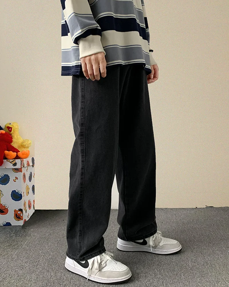 ブラックルーズフィットジーンズ - Y2K WEAR