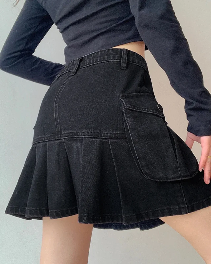 ブラックY2Kスカート - Y2K WEAR