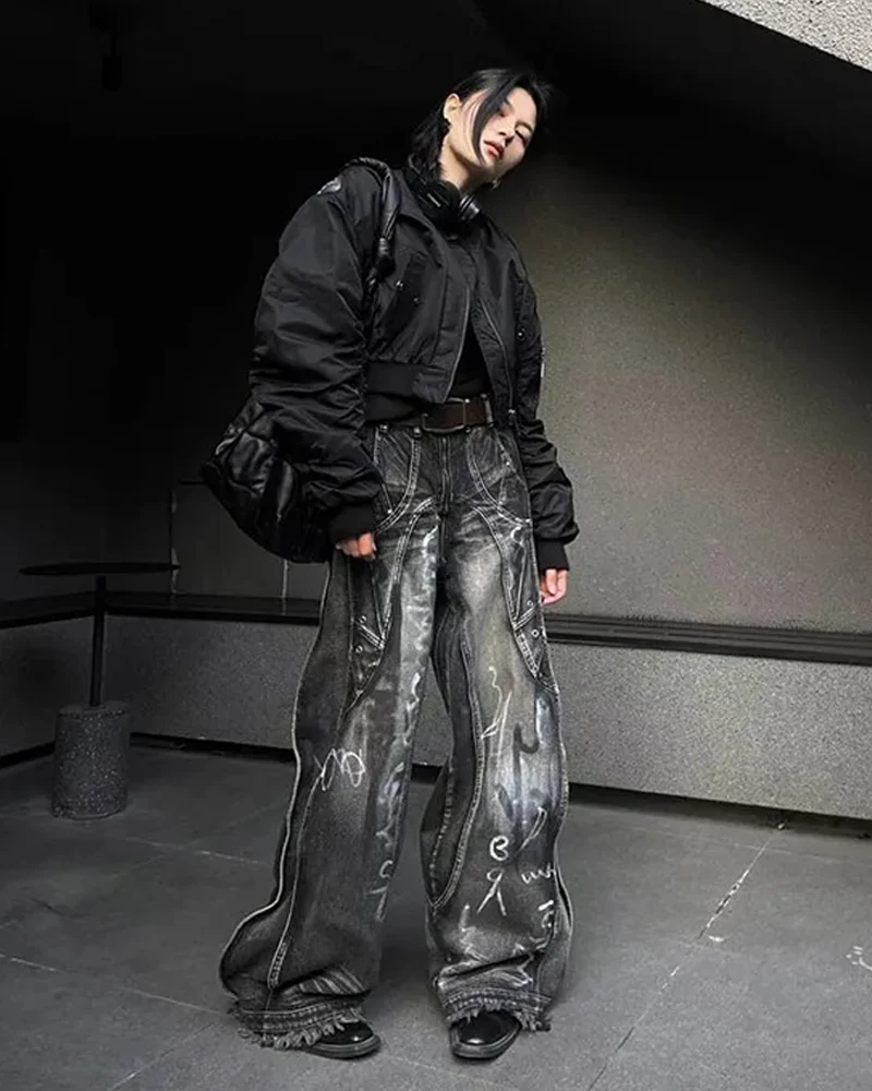 ゴシックバギージーンズ - Y2K WEAR