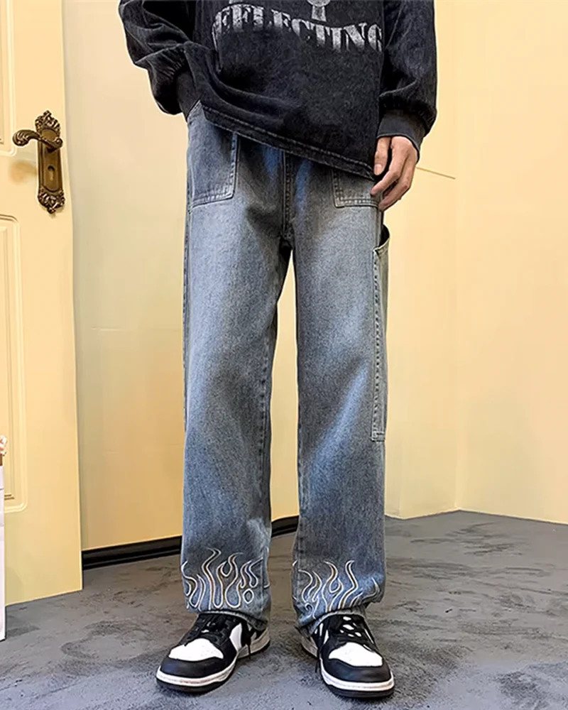 炎の入ったジーンズ - Y2K WEAR