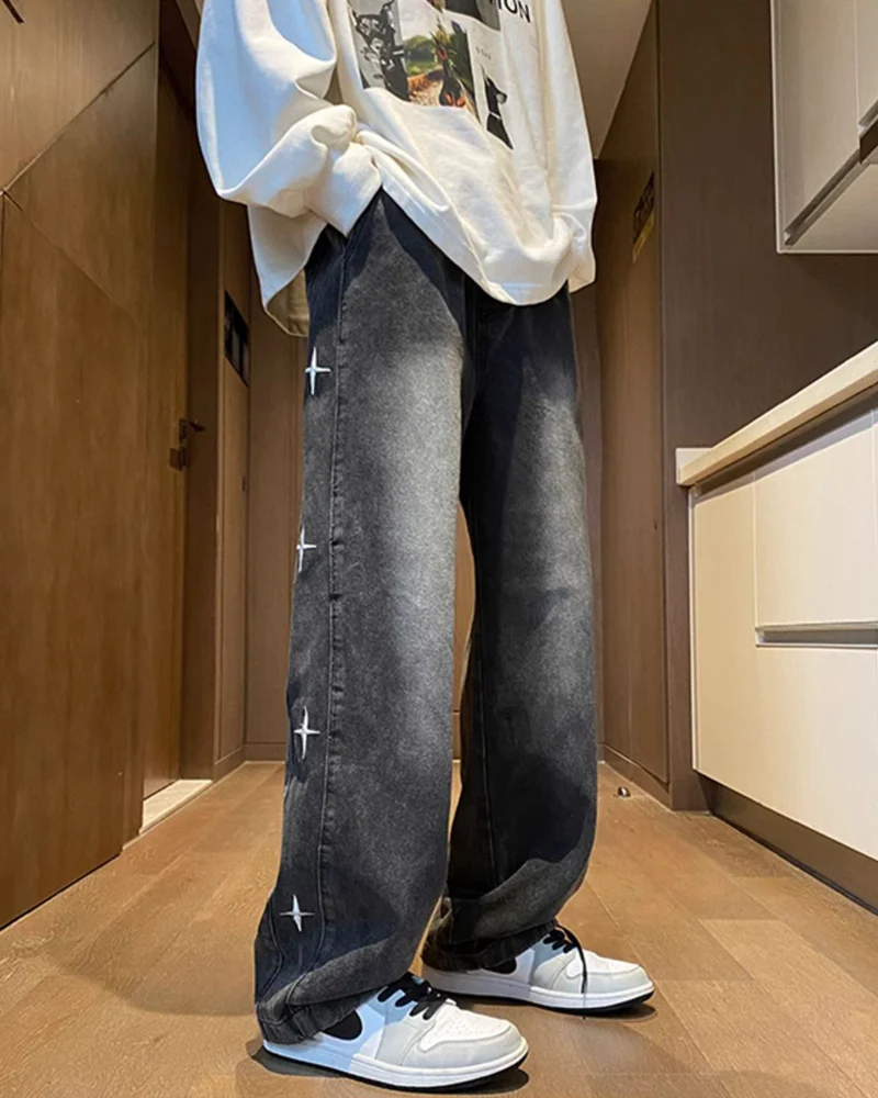 Y2Kブラックジーンズ - Y2K WEAR