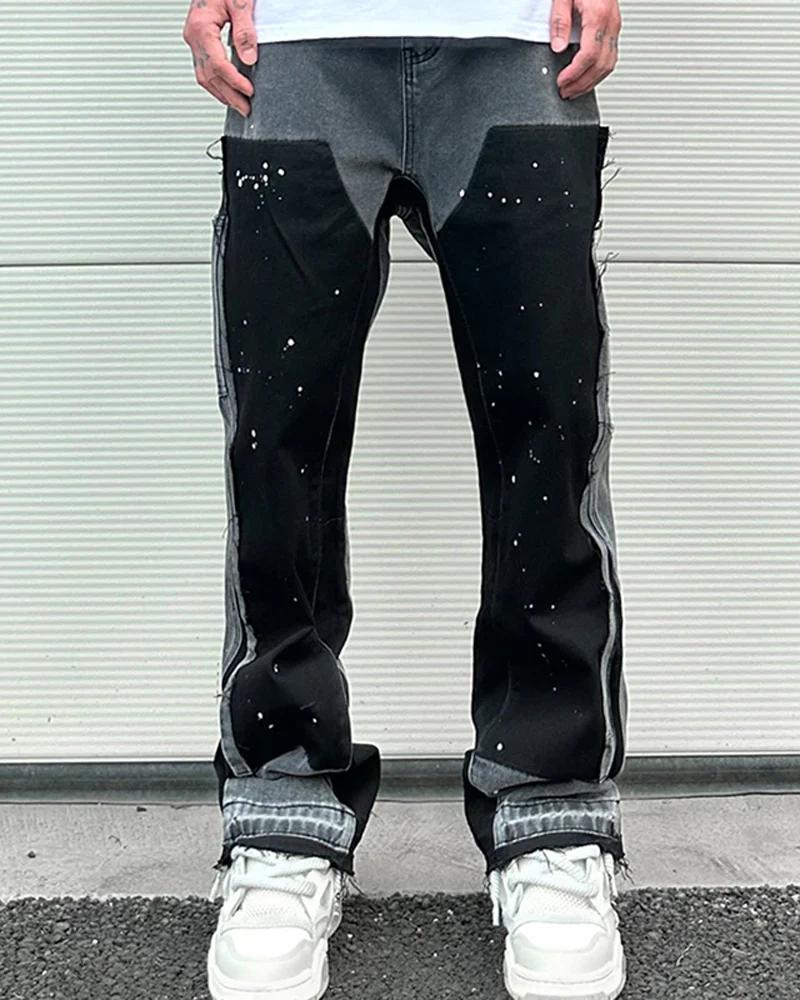 パッチワークジーンズ メンズ - Y2K WEAR